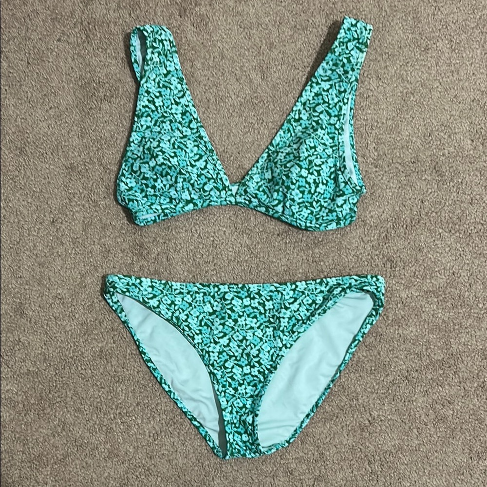 Stylish Green Bikini Set